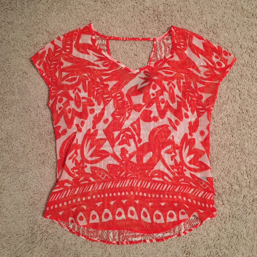 Sheer top from the Limited